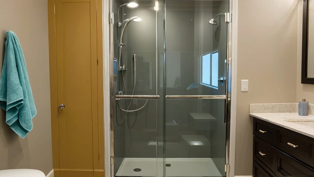 How to Clean Bathroom Glass Door