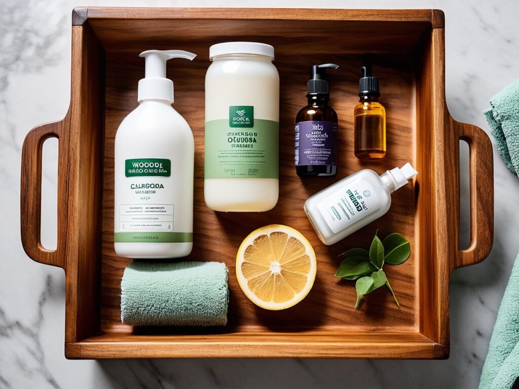 natural cleaning solutions for bathroom
