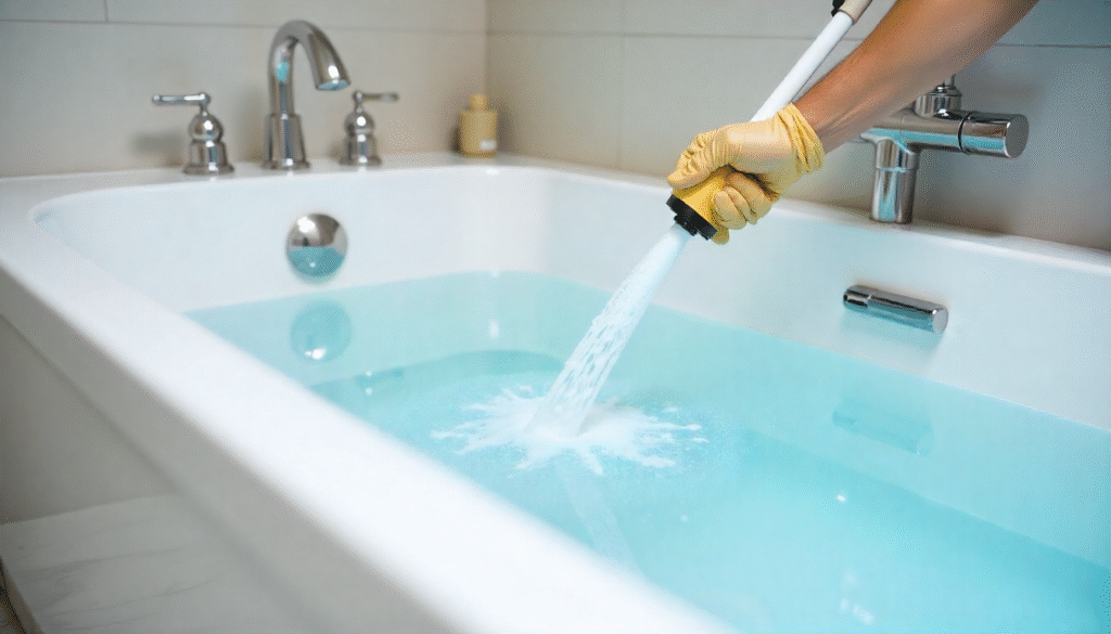 Clean Bathtub Jets
