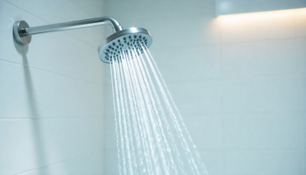 how to clean bathroom shower head