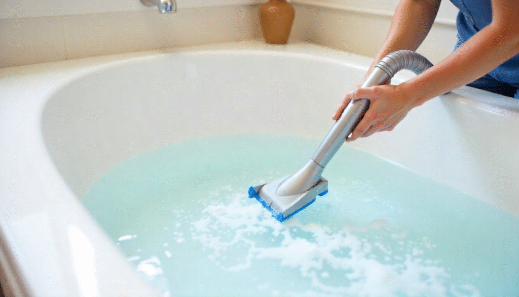 cleaning the jets on a whirlpool bathtub