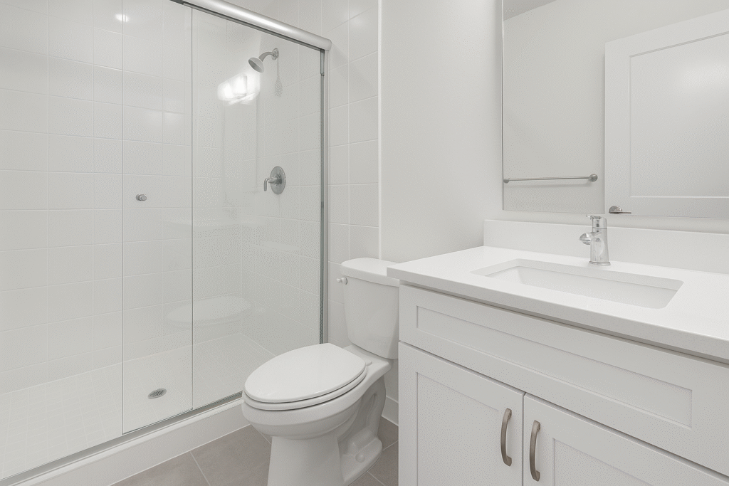 how to remove soap scum in bathroom