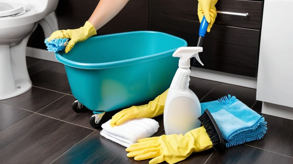 Quick Bathroom Cleaning Before Guests Arrive