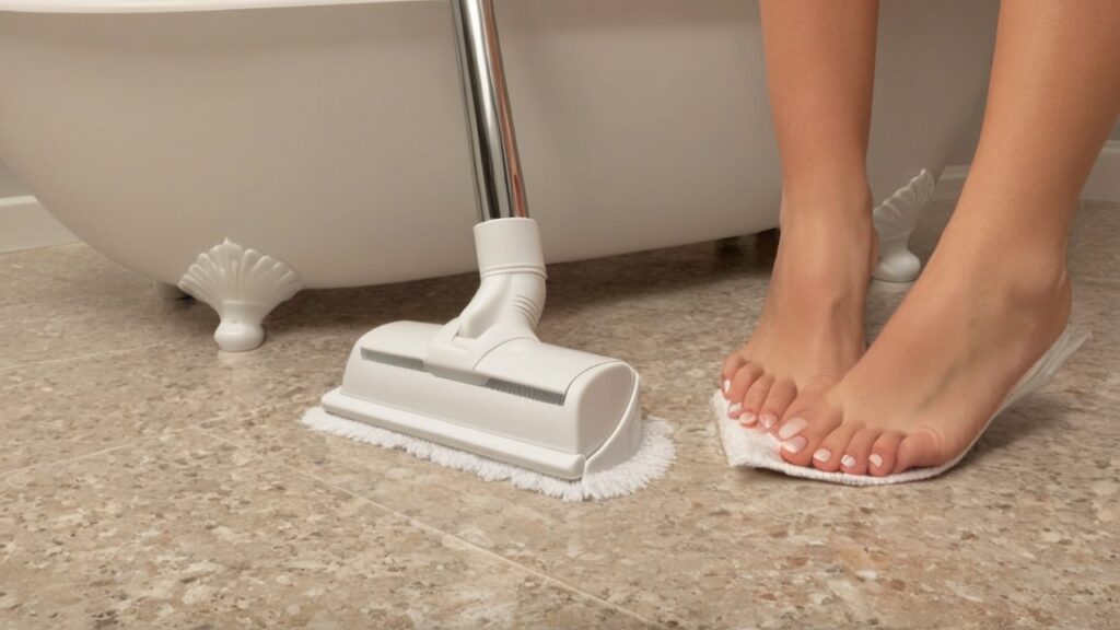 simple bathroom floor cleaning tips