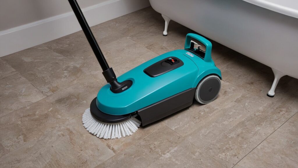 mop bathroom floor