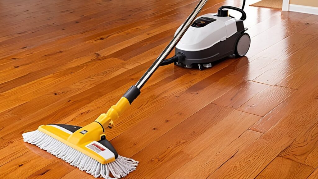 Deep cleaning hardwood floors