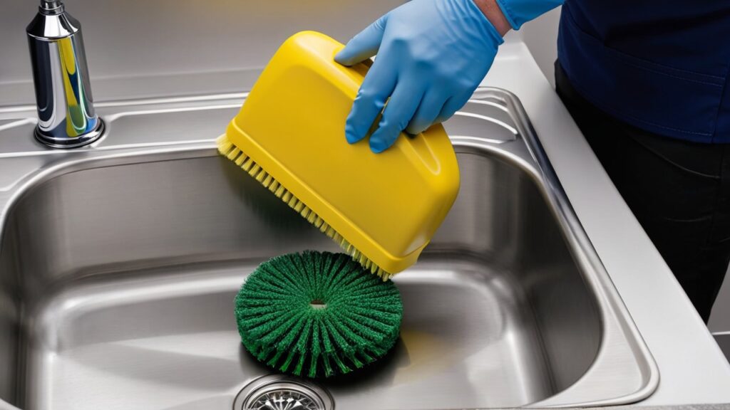 Ceramic sink cleaning