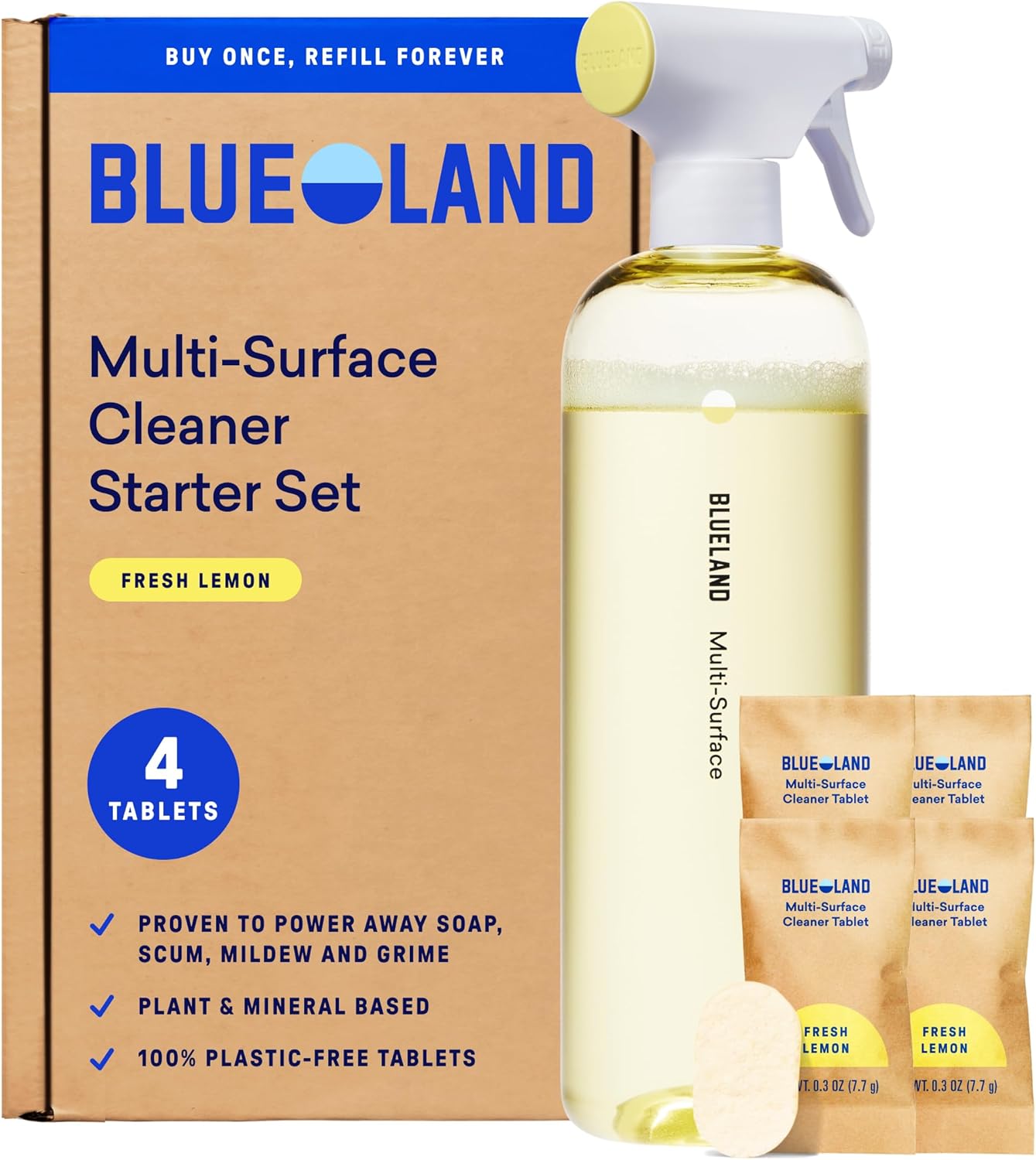 BLUELAND Multi-surface Cleaner, Starter Set,