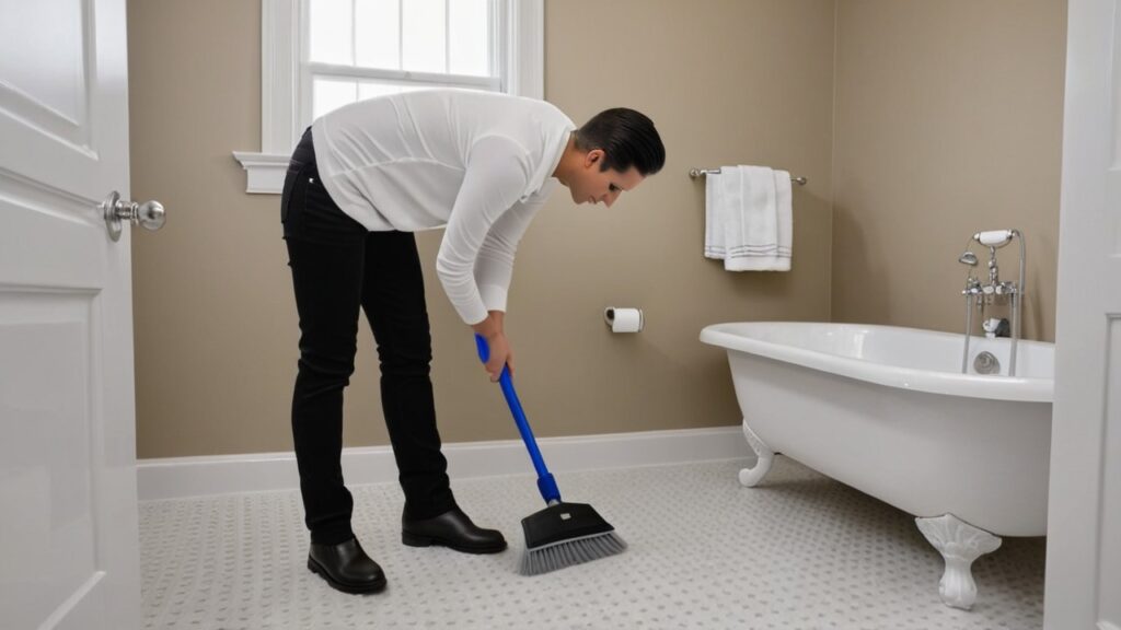 how to clean a bathroom properly