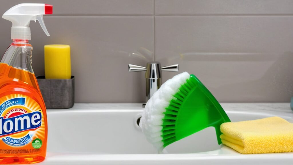how to make a foaming bathroom cleaner at home