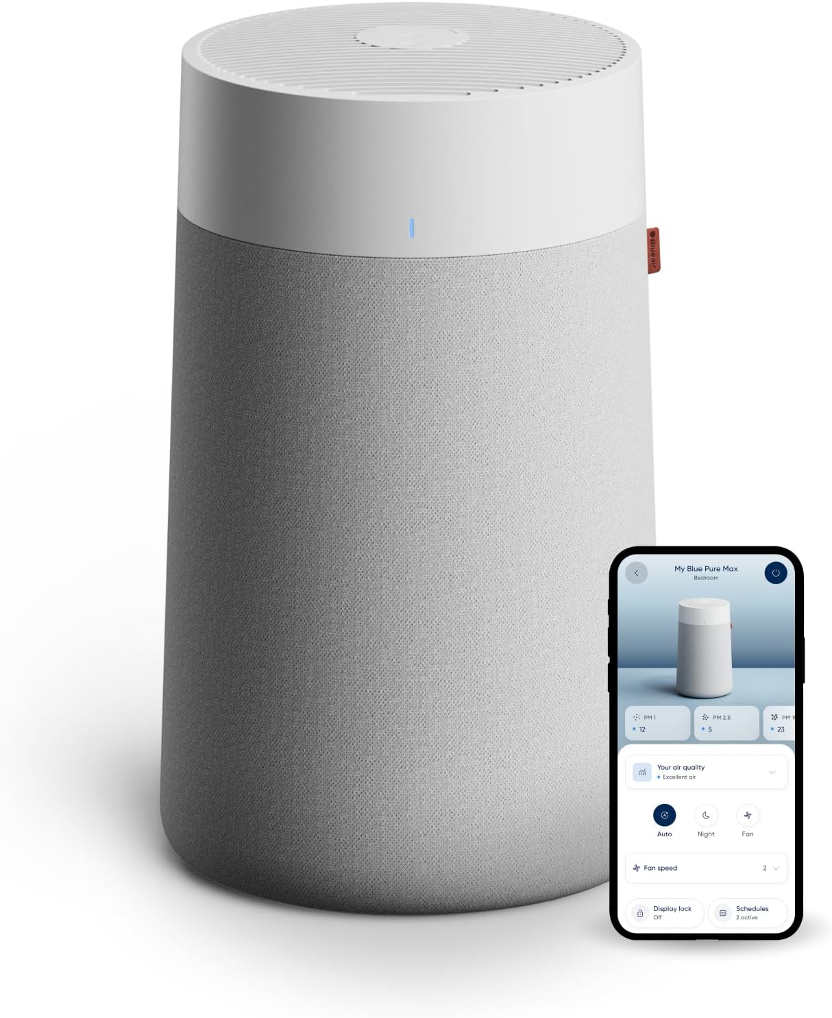 BLUEAIR Blue Pure 511i Max Smart Air Purifier for Bedroom