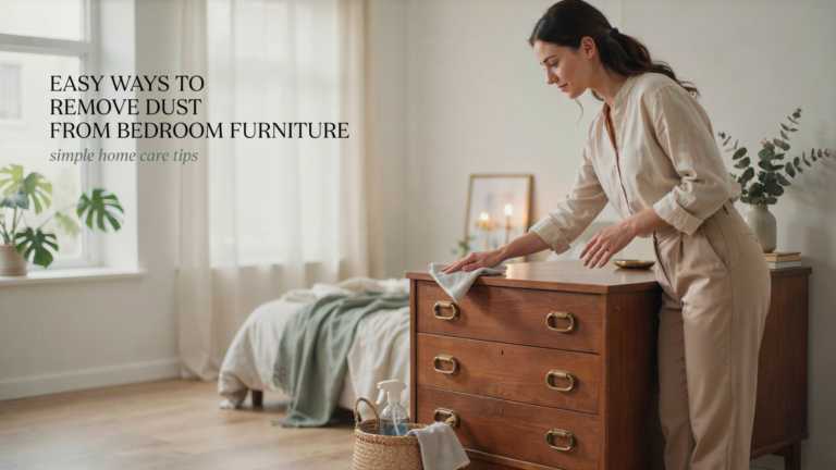 easy ways to remove dust from bedroom furniture